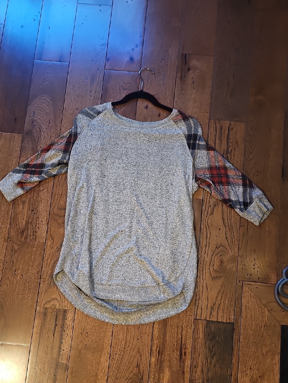 Maurices Black and White Knit Top